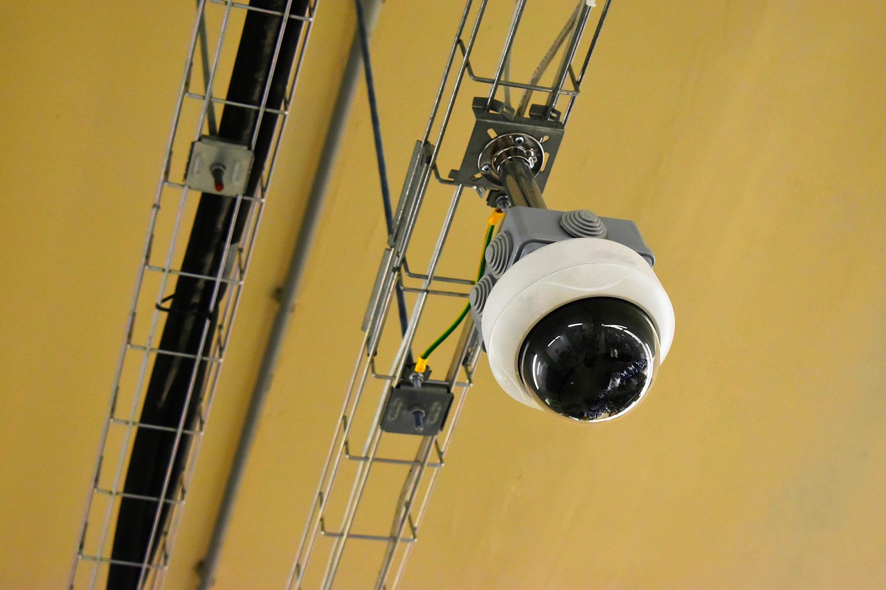 CCTV security camera monitoring installation for video surveillance